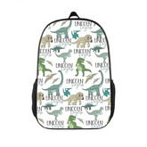 Name Customized Dinosaur Park Backpack - Graduation Season Kids Gifts
